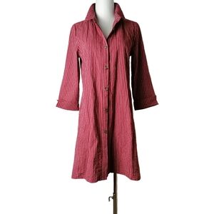 🌹 cotton blend shirt dress